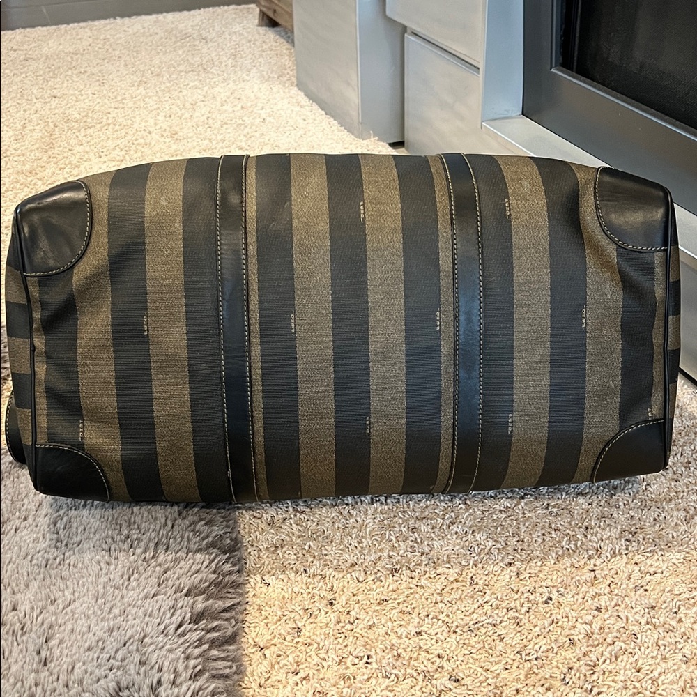 Fendi Vintage Pequin Duffle Bag - Picture 8 of 16
